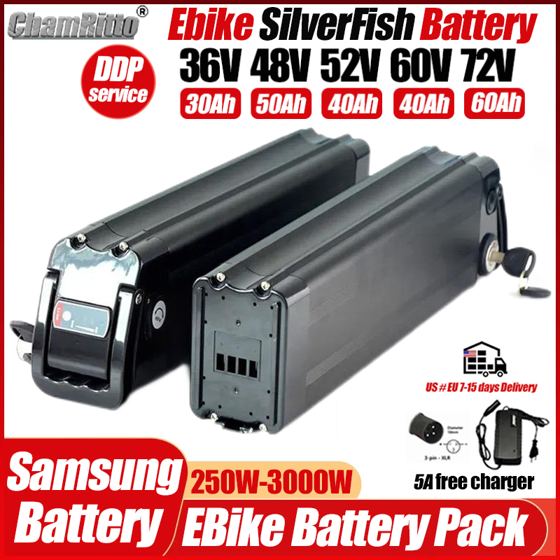 Electric Bicycle Battery 72V 30Ah - Batería para Bicicleta Eléctrica SilverFish de