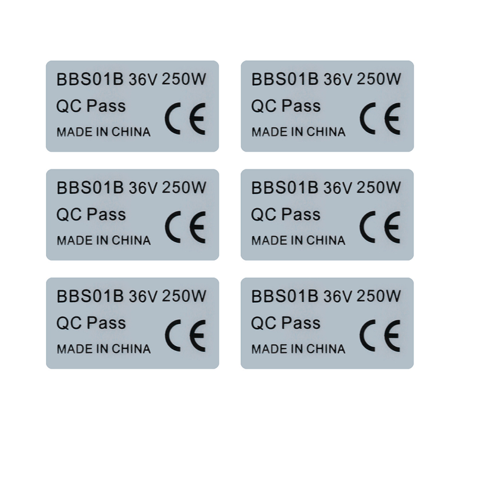 6 pegatinas para bicicleta elé - Bafang Bbs02B 48V 750W Mid Drive Kit reseña y precio